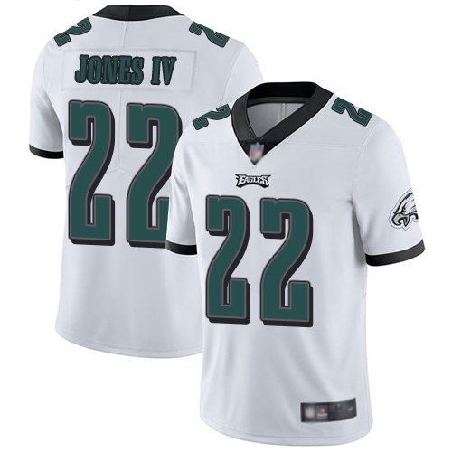 Men Philadelphia Eagles #22 Sidney Jones White Vapor Untouchable NFL Jersey Limited Player Football